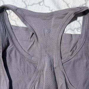 lululemon athletica Charcoal Racerback Sports Bra
